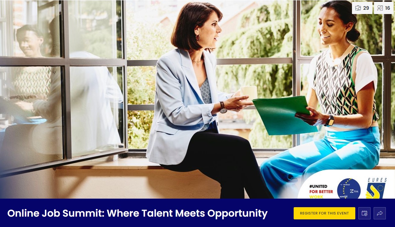 30 ottobre: Lavoro in Germania con EURES - Evento di reclutamento online “Where Talent Meets Opportunity”