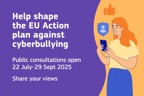 Disegno di ragazza col cellulare in mano