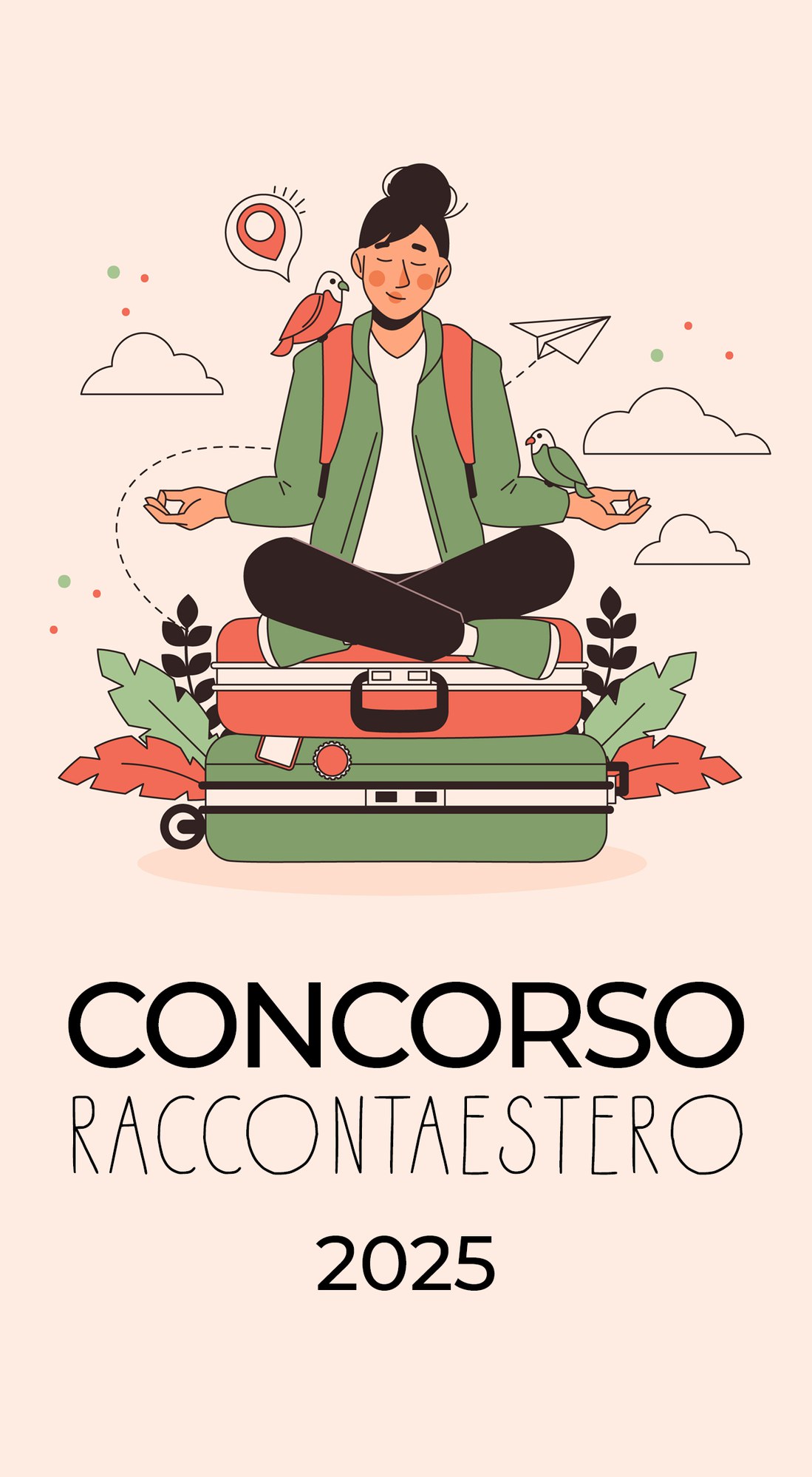 Locandina Concorso RaccontaEstero 2025