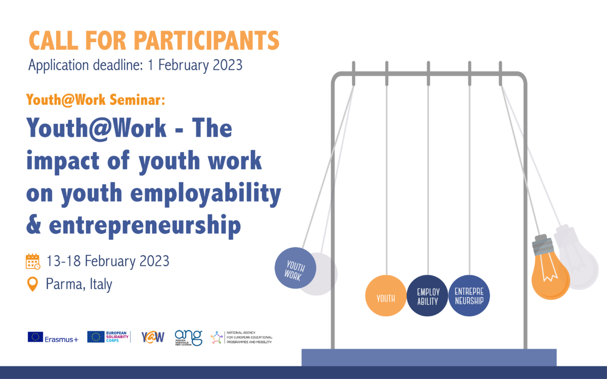 Seminario “Youth@Work – The impact of youth work on youth employability and entrepreneurship”